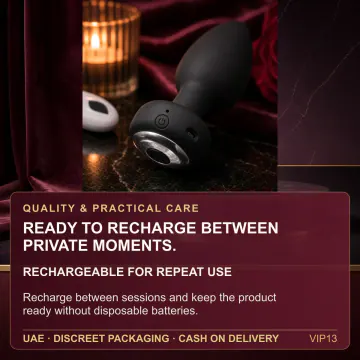 Rechargeable Remote-Control Anal Plug VIP13 product image view 4