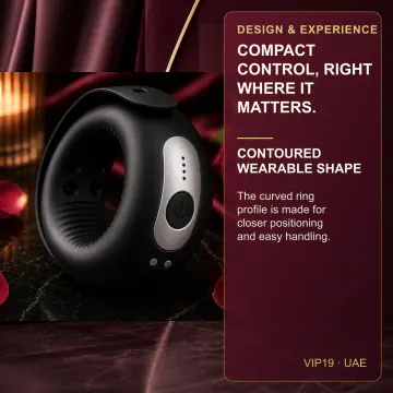 Rechargeable Vibrating Penis Ring VIP19 product image view 4