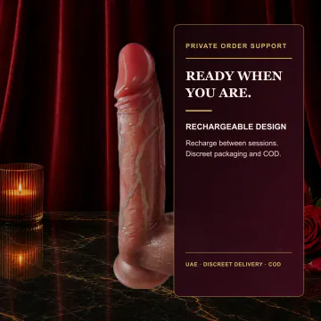 Wireless Heated Telescopic Vibrating Dildo - Skin Color VIP35 product image view 4