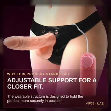 Wearable Hollow Strap-On Dildo - Skin Color VIP39 product image view 2