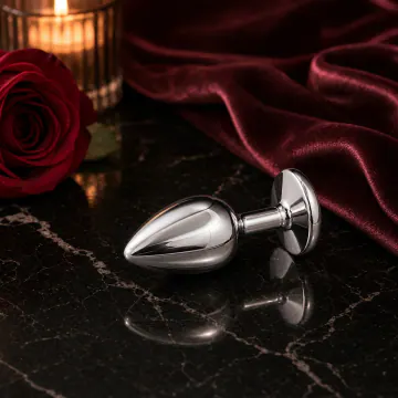 Metal Anal Plug - Size Choice VIP12 product image view 5