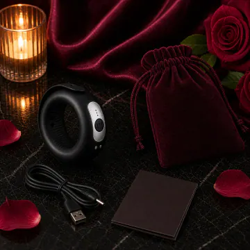 Rechargeable Vibrating Penis Ring VIP19 product image view 7