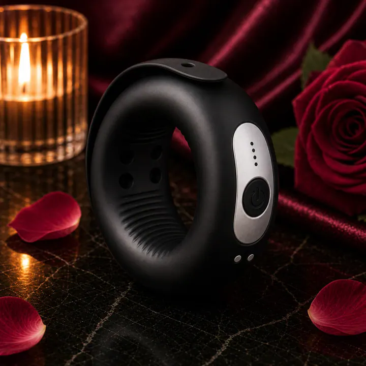 Rechargeable Vibrating Penis Ring VIP19 product image