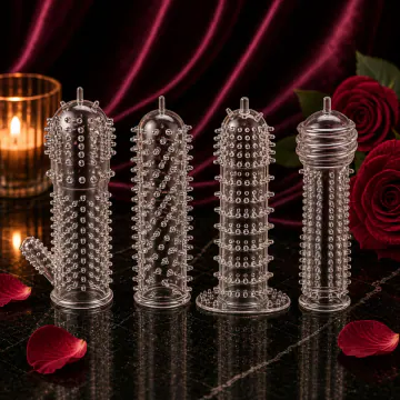 4-Piece Silicone Penis Sleeve Set VIP22 product image