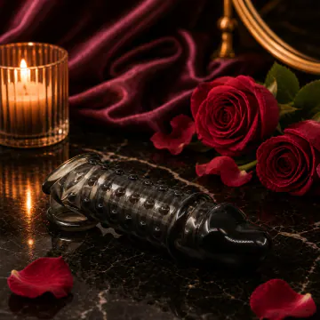 Black Spiked Penis Sleeve VIP26 product image view 7