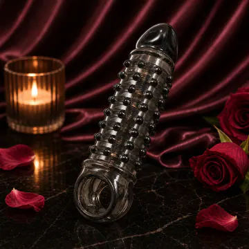 Black Spiked Penis Sleeve VIP26 product image